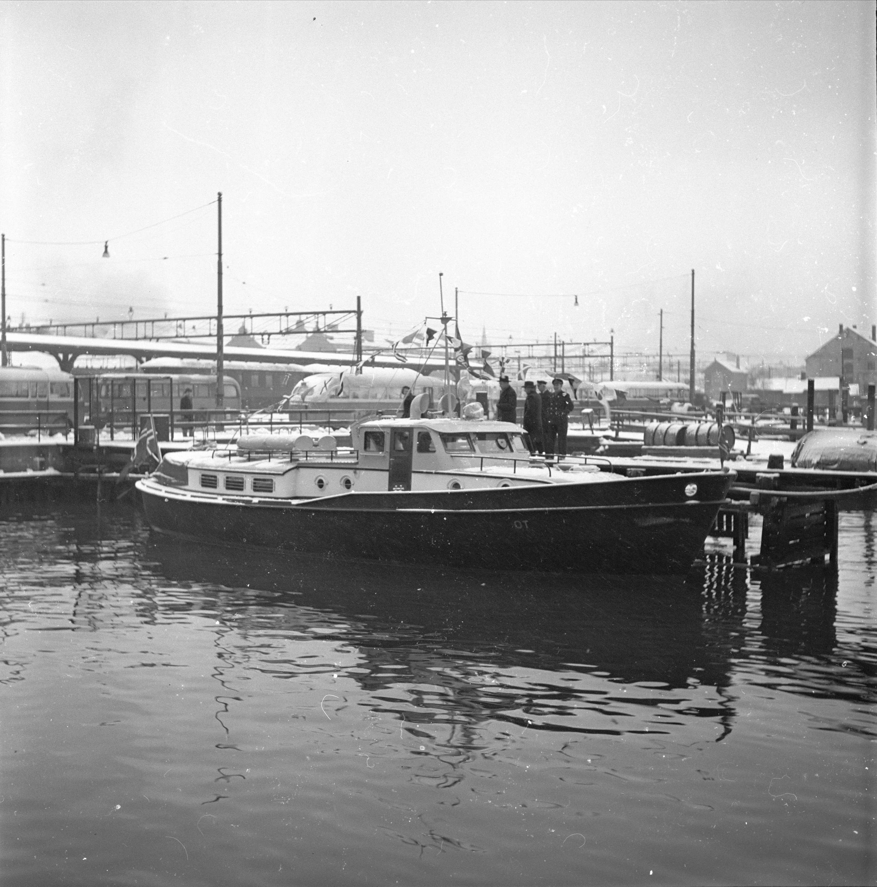 Snøgg ved kajen i Oslo 1950